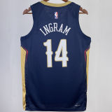 2023/24 Pelicans INGRAM #14 Dark Blue NBA Jerseys