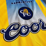 1995/97 CFC Away Yellow Retro Soccer Jersey