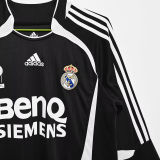 2006/07 RM Third Black Long Sleeve Retro Jersey