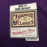 2000/01 Lakers BRYANT #8 purple Retro NBA Jerseys热压