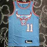 Bulls DEROZAN #11 Blue NBA Jerseys