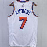 2023/24 NY Knicks ANTHONY #7 White NBA Jerseys
