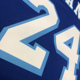 LA Lakers Bryant # 24 Blue NBA Jerseys Hot Pressed