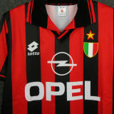 1996/1997 AC Milan Home Retro Soccer Jersey