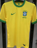 2020/21 Brazil Home 1:1 Quality Yellow Fans Soccer Jersey