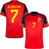 2022/23 Belgium 1:1 Home Red Fans Soccer Jersey