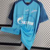 2023/24 Zenit Home Blue Fans Soccer Jersey