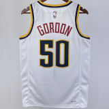 2023/24 Nuggets GOROON #50 White NBA Jerseys