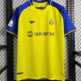 2022/23 Al Nassr Home Yellow Fans Soccer Jersey