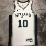 2023/24 Spurs SOCHAN #10 White NBA Jerseys