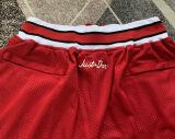 Bulls Red Four Bags NBA Pants