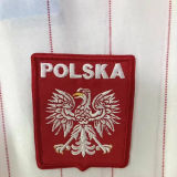 1982 Poland Home White Retro Soccer Jersey