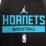 2023/24 Hornets Black Training Tank Top NBA Jerseys
