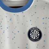 2023/24 Girona Away White Fans Soccer Jersey
