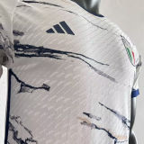 2023/24 Italy Away White Player Version Soccer Jersey