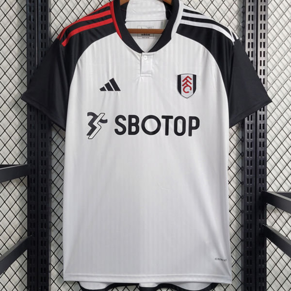 2023/24 Fulham Home White Fans Soccer Jersey