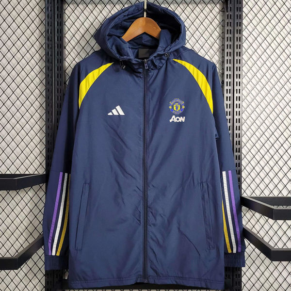 2023/24 M Utd Sapphire Blue Windbreaker