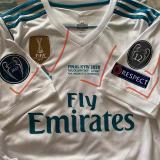 2017/18 RM Home UCL FINAL KYIV 2018 Retro Long Sleeve Jersey (Have All Patch 全臂章有胸前字)