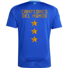 CAMPEONES DEL MUNDO 3 Stars Argentina Away Blue Fans Jersey 2024/25