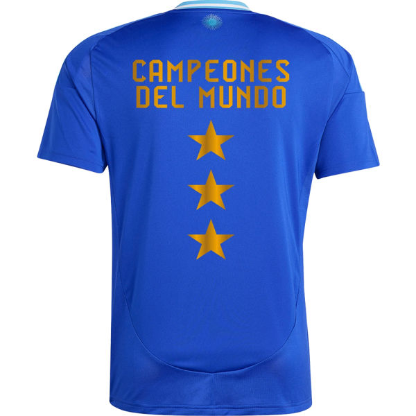 CAMPEONES DEL MUNDO 3 Stars Argentina Away Blue Fans Jersey 2024/25