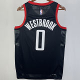 2023/24 Rockets WESTBROK #0 Black NBA Jerseys