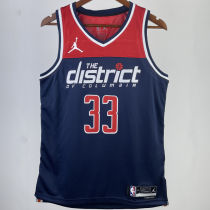 2023/24 Wizards KUZMA #33 Dark Blue NBA Jerseys