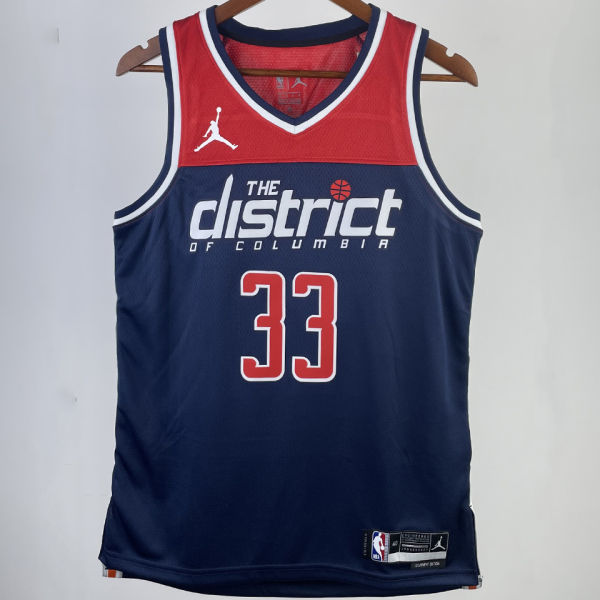 2023/24 Wizards KUZMA #33 Dark Blue NBA Jerseys