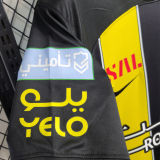 2023/24 Al Ittihad Home Yellow Black Fans Jersey 吉达联