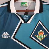 1996 R BTS Away Blue Retro Soccer Jersey
