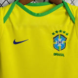 2022/23 Brazil Home Yellow Baby Suit
