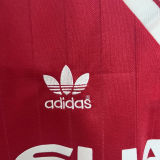 1983 M Utd Home Red Retro Soccer Jersey
