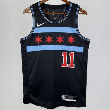 2023/24 Bulls DEROZAN #11 Black City Edition NBA Jerseys 热压