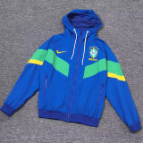 2024/25 Brazil Blue Windbreaker