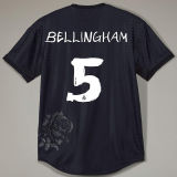 BELLINGHAM #5 RM x Y3 Black Fans Soccer Jersey 2024/25 黑色