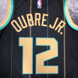 2023 Hornets BALL #12 Black City Edition NBA Jerseys