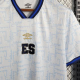 2023/24 EL Salvador Away White Fans Soccer Jersey 萨尔瓦多
