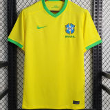 2023/24 Brazil Home 1:1 Quality Yellow Fans Soccer Jersey