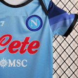 2022/23 Napoli Home Blue Baby Suit