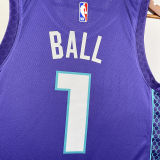 2023/24 Hornets BALL #1 NBA Jerseys