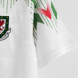 1990/92 Wales Away White Retro Soccer Jersey