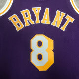 1996/97 Lakers BRYANT #32 Retro Purple NBA Jerseys热压
