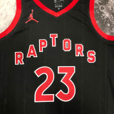 2023 Toronto Raptors VANVLEET #23 Black NBA Jerseys