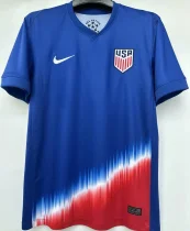 2024/25 U.S 1:1 Quality Away Blue Red Fans Soccer Jersey