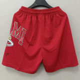 2023/24 Miami Heat Red NBA Cotton Pants