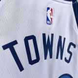 2023/24 Timberwolves TOWNS #32 White NBA Jerseys