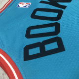 2023/24 Suns BOOKER #1 Wathet City Edition NBA Jerseys