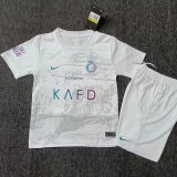 2023/24 Al Nassr Third White Kids Soccer Jersey