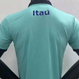 2022/23 Brazil Light Blue Polo Short Jersey