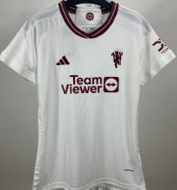 2023/24 M Utd Third White Women Soccer Jersey 女