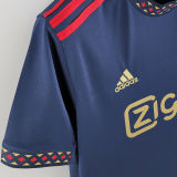 2022/23 AA 1:1 Quality Away Blue Fans Soccer Jersey
